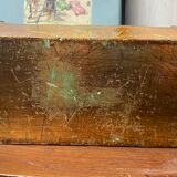Small mail rack in old Florentine wood