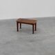 Oak Art Deco dining table with carved frieze, France 1920s