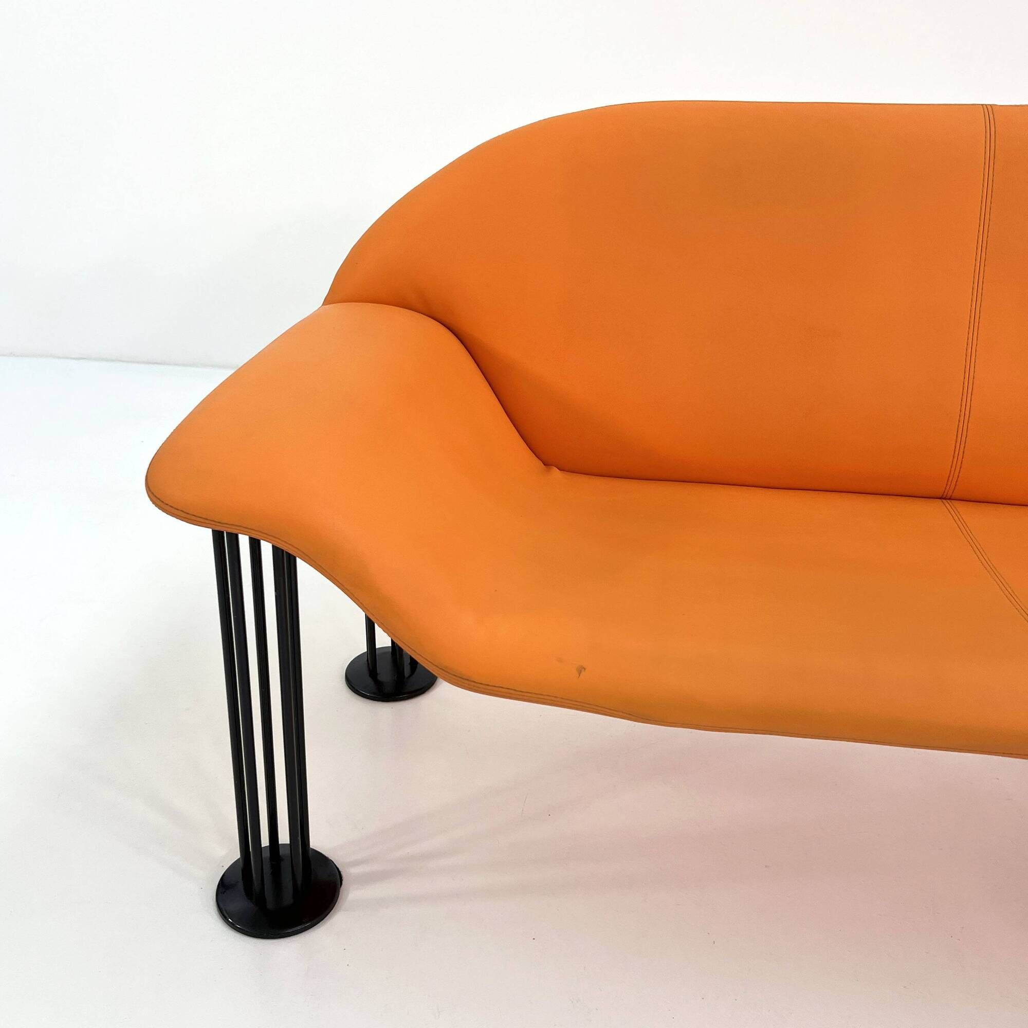 Postmodern 2-seater sofa by Burkhard Vogtherr for Hain & Tohme, 1980