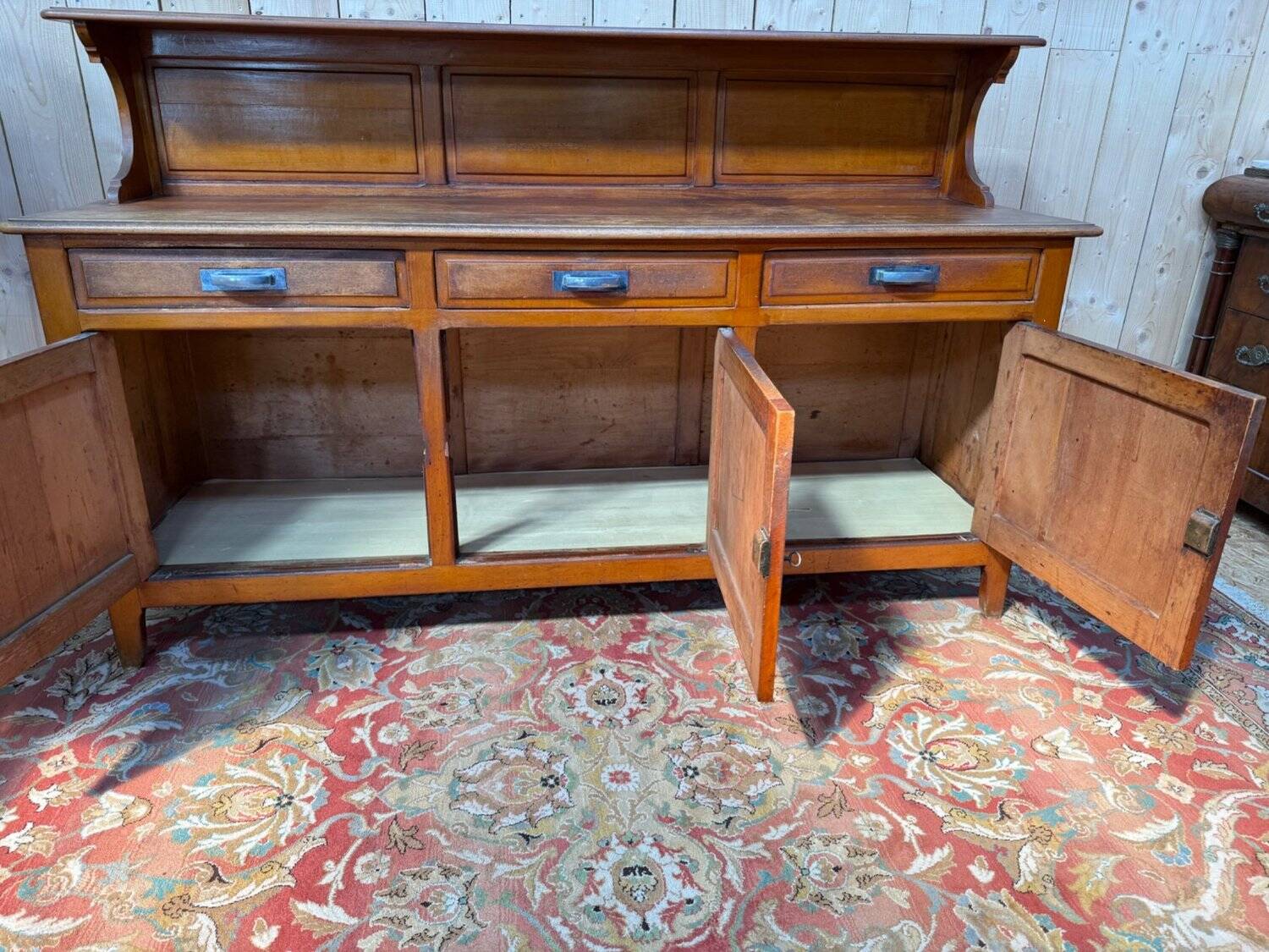 Buffet / Brasserie sideboard – 1940s/1950s – Solid beech