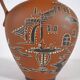 Hand-Painted Mid-Century Ceramic Vase by E. Knopp for Marzi & Remy, 1950s