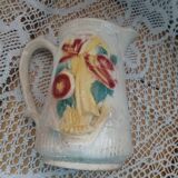 Antique earthenware pitcher
