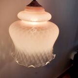 Lustre verre opaline