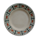Plat rond  en faïence de Badonviller modèle Quiberon  diam 28 cm