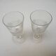 2 antique cut crystal goblets in the Baccarat style.