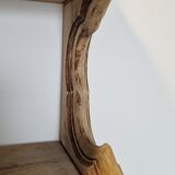 Old wall shelf carved in walnut