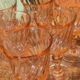 Rosaline D'arcoroc Luminarc pink wine glasses
