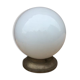 Lampe industrielle en verre 1950