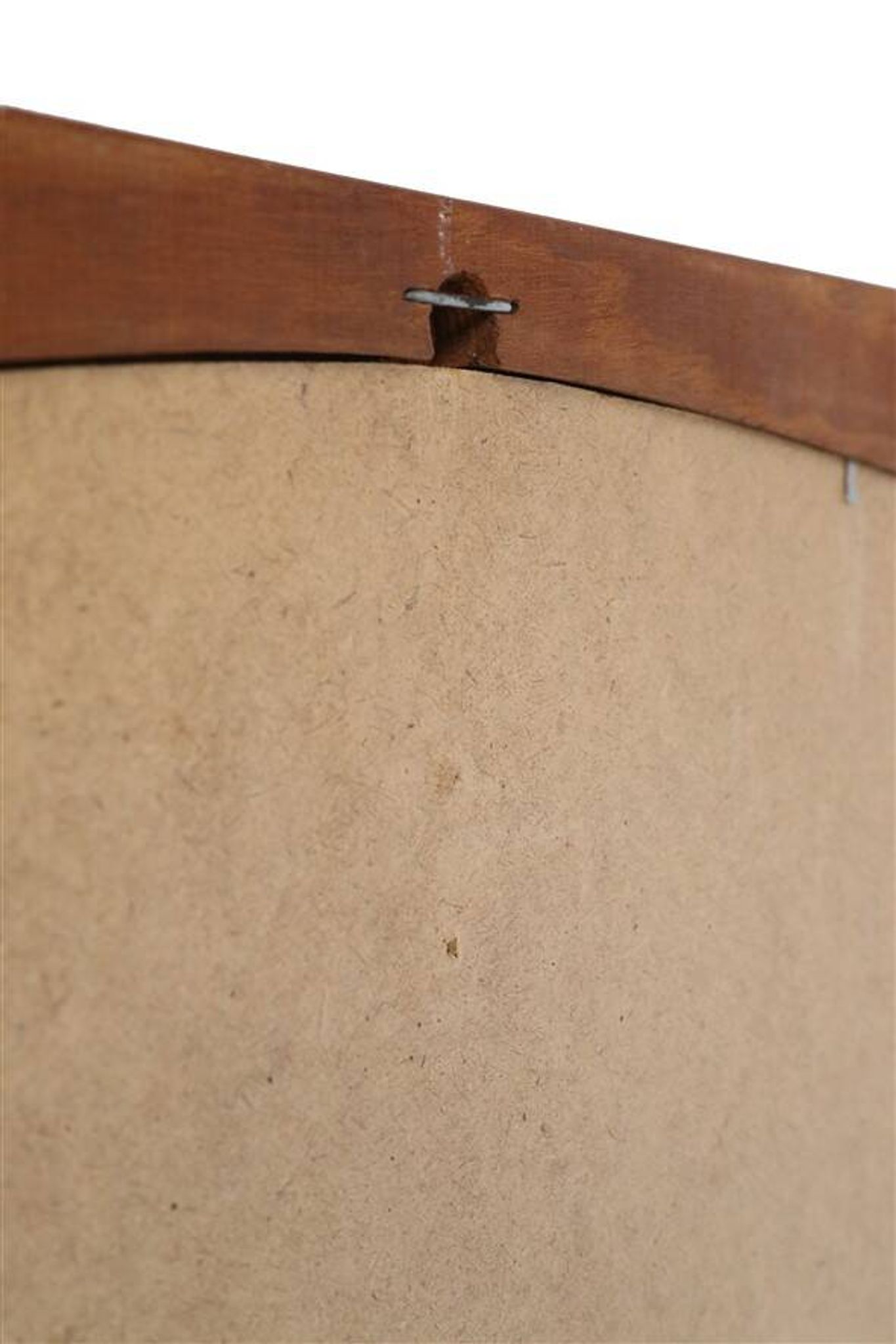 Big mid-century teak mirror / Danish modern design / 1960s