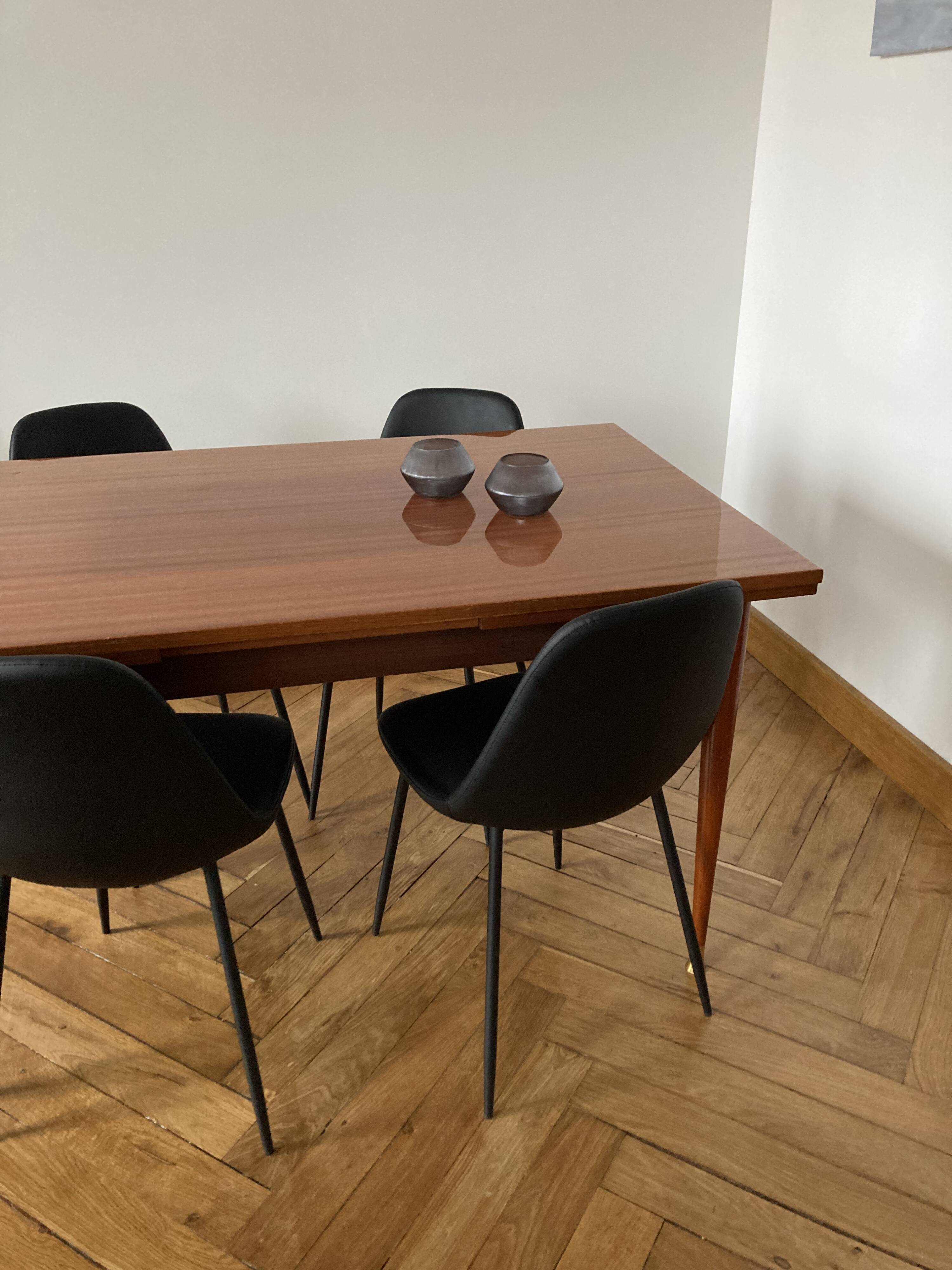 Scandinavian-style rectangular table