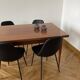 Scandinavian-style rectangular table