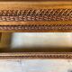 Commode vintage bois et rotin
