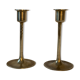 Pair of brass candlesticks