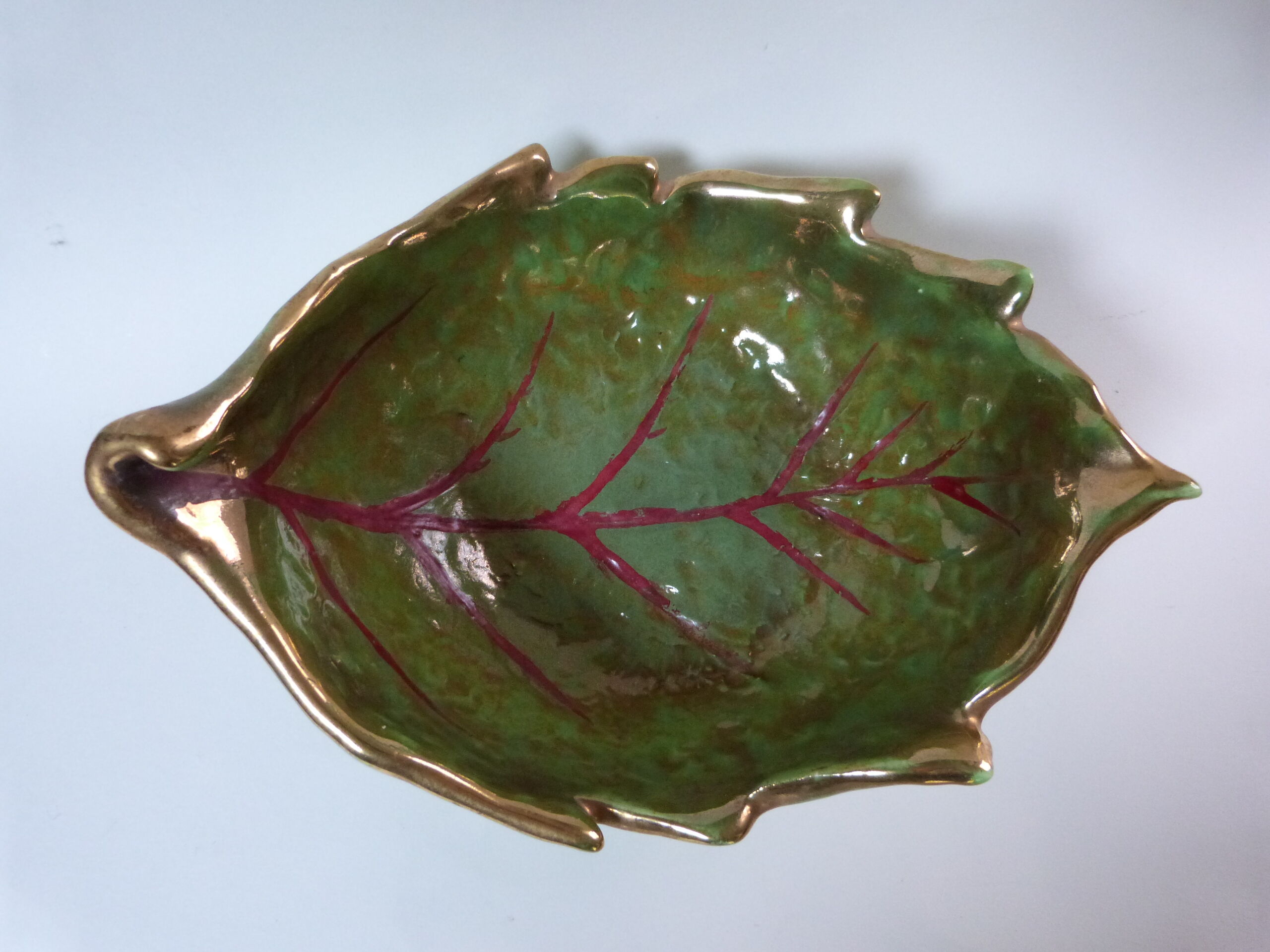 Ceramic sheet cutter signed Louis Dage Art Deco