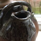Vintage glazed sandstone teapot denmark