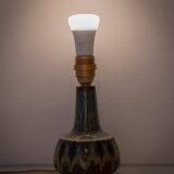 Pair of Søholm Stentøj table lamps, modern organic glazed stoneware, 1960s