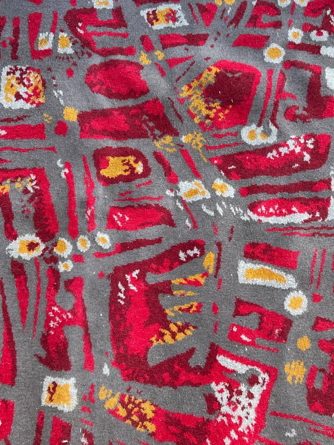 Robert WOGENSKY (1919-2019) rug from the 1970s, dimensions 3 x 2 m.