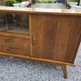Vintage oak sideboard from the 60s
