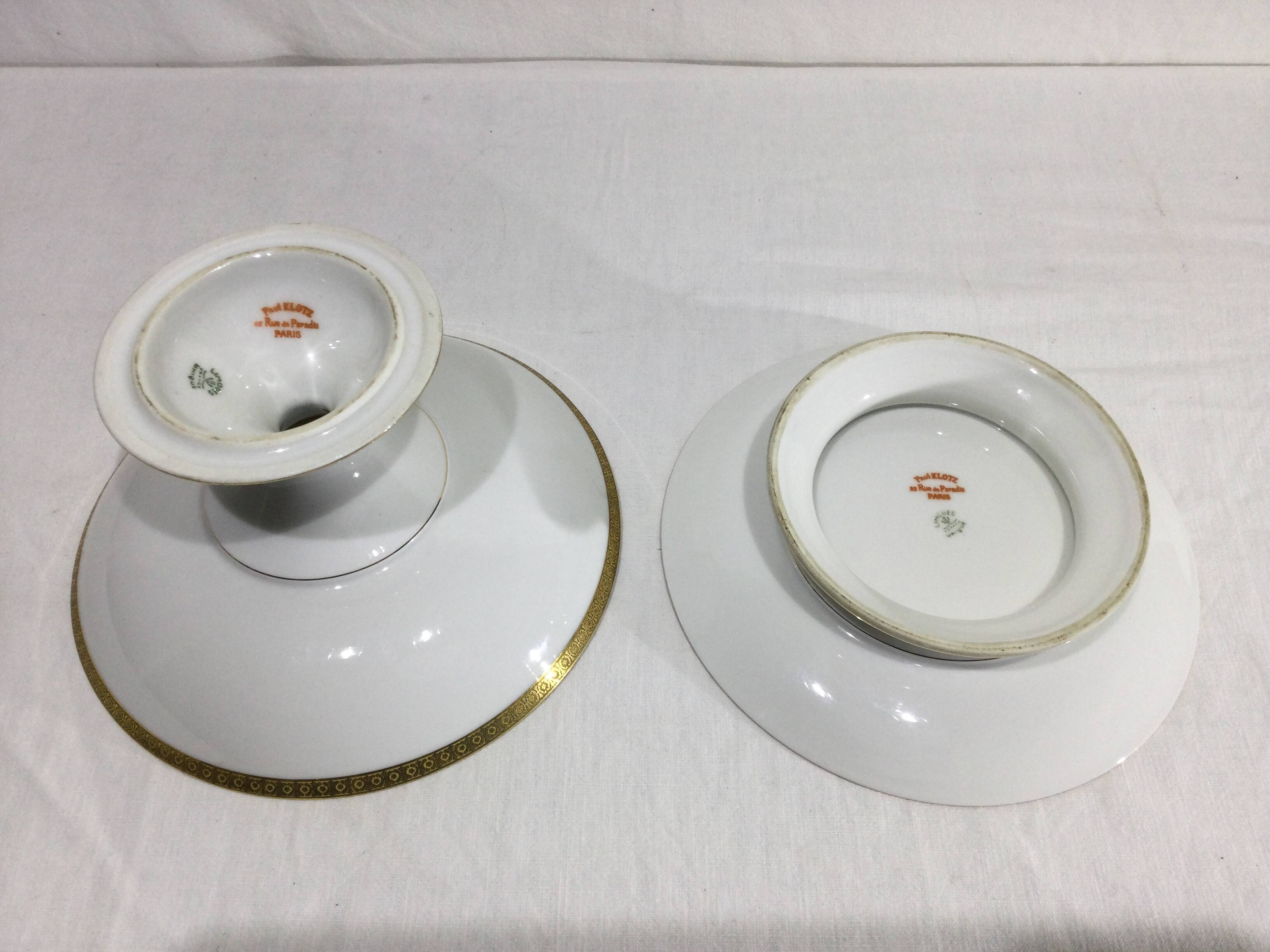 Paul Klotz Limoges porcelain table service