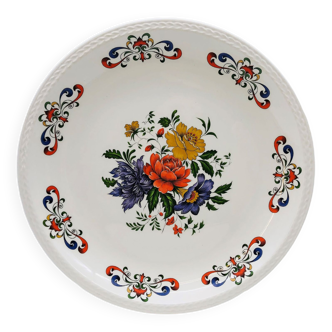 Round serving dish, “Orchies Moulin des Loups”.