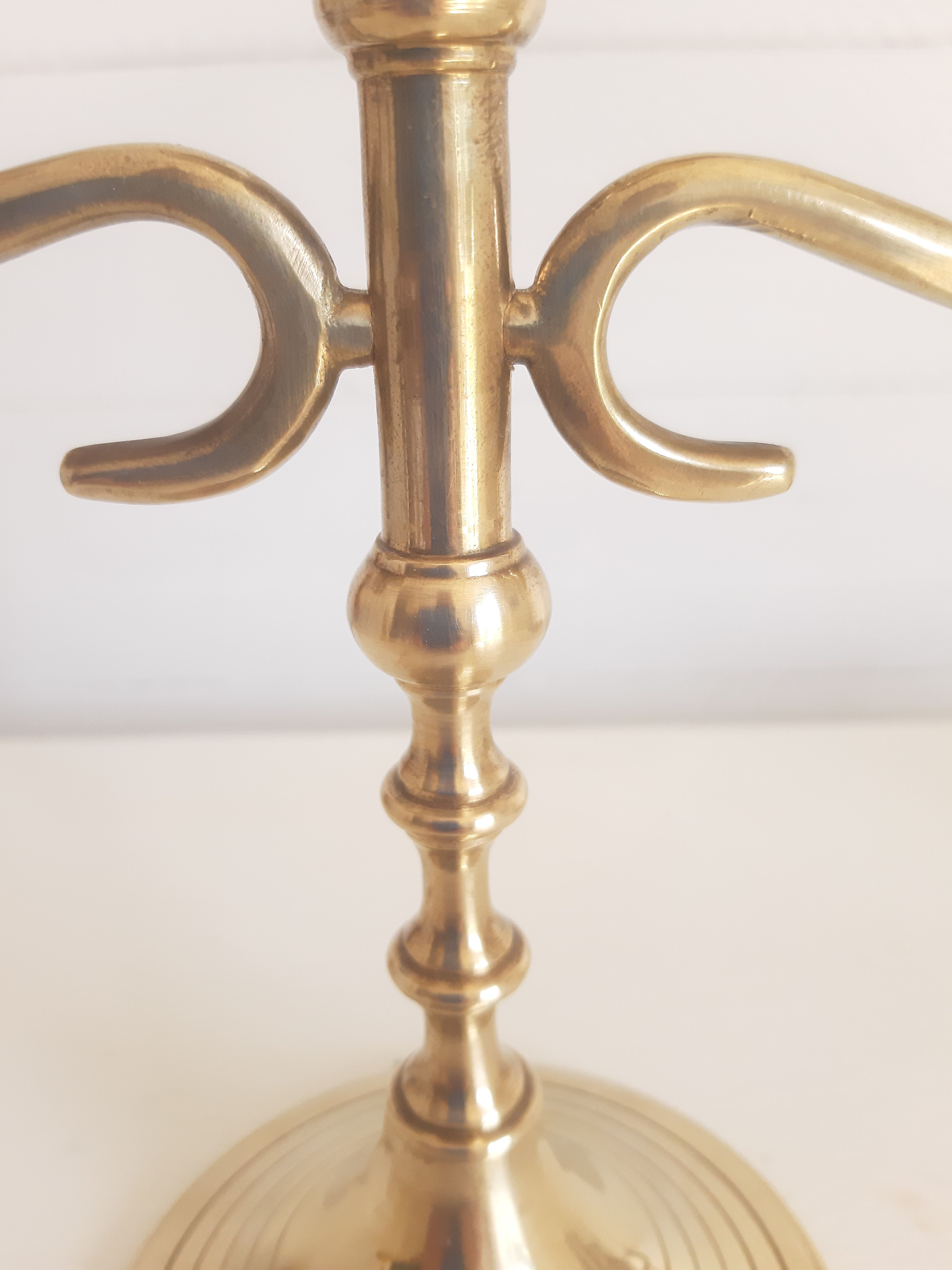 Brass chandelier/candle holder