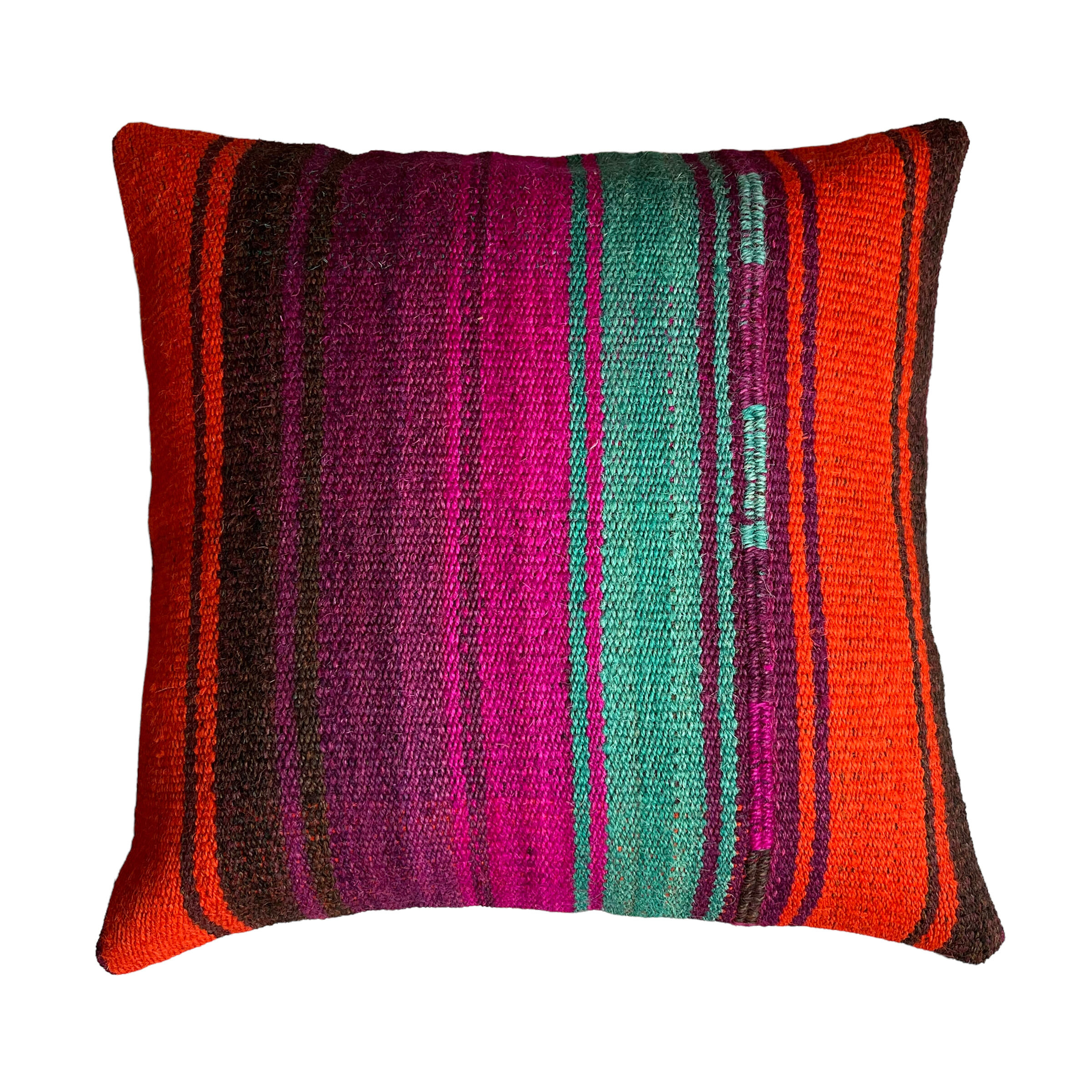 Vintage turkish kilim cushion cover 40 x 40 cm