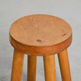 Pair of stools by Charlotte Perriand, Les Arcs, circa 1965