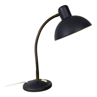 Lampe de bureau années 50 métal gris