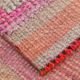 Tapis de couloir oriental vintage persan rose et beige 3x10, 87x302 cm