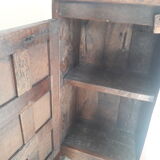 Rustic entrance furniture a carved door solid oak style with fitting