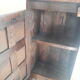 Rustic entrance furniture a carved door solid oak style with fitting