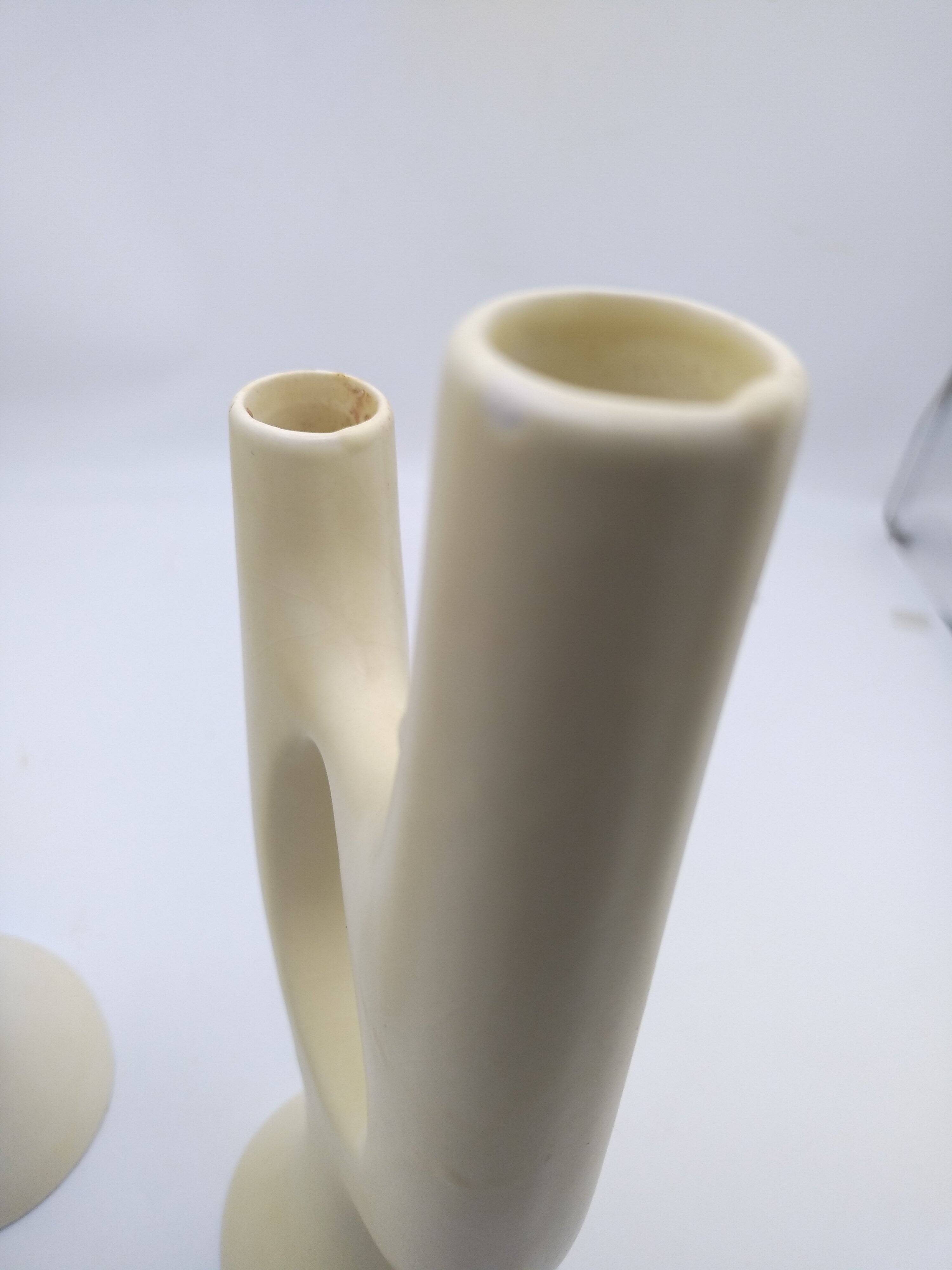 2 vases Revernay à décor floral