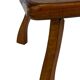 Vintage wooden tree trunk stool plant stool