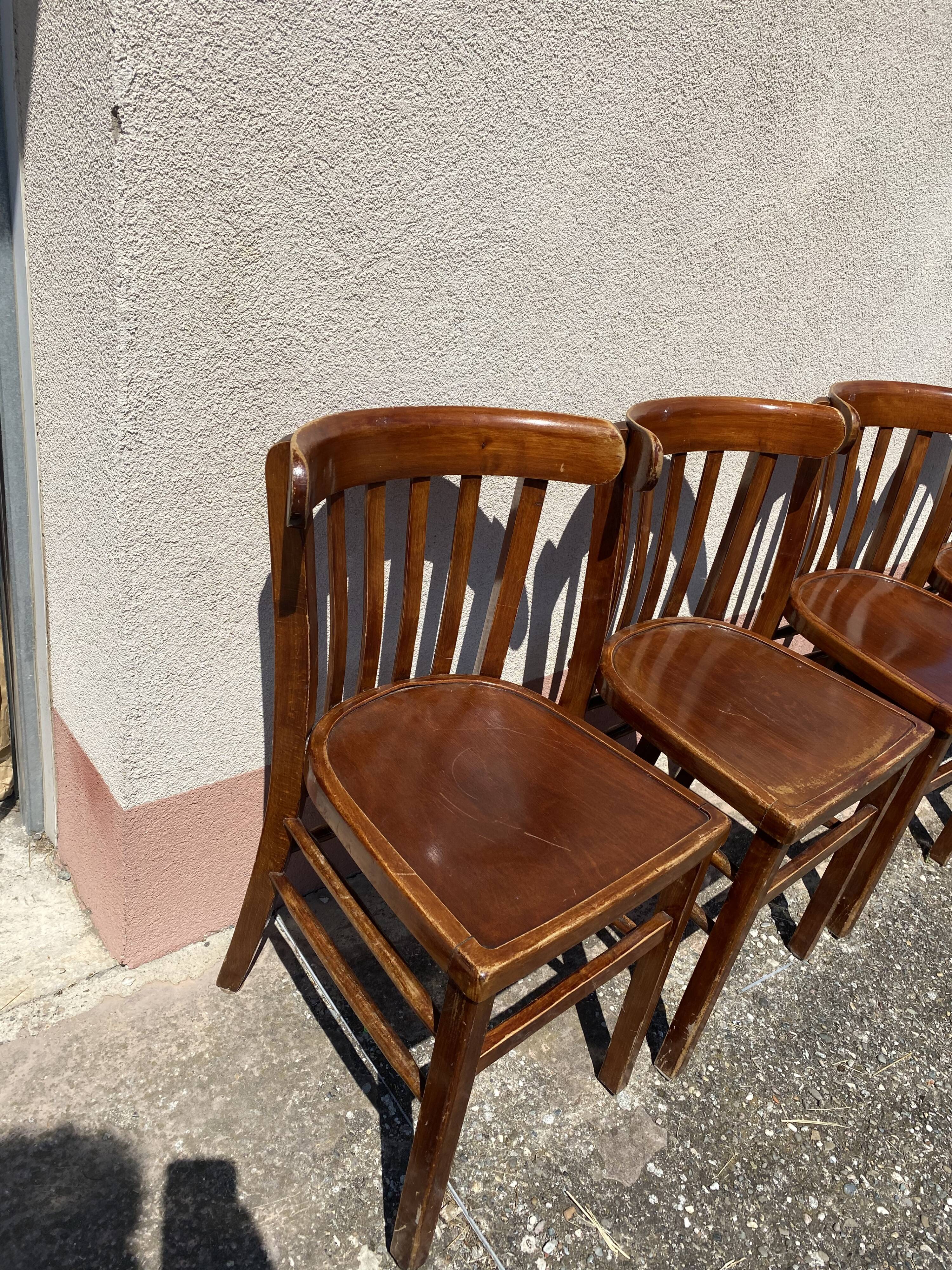Vintage bistro chair chair from industrial bars