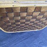 Chestnut and bamboo stool