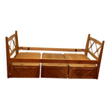Lit daybed avec caisson vintage ep 59/60
