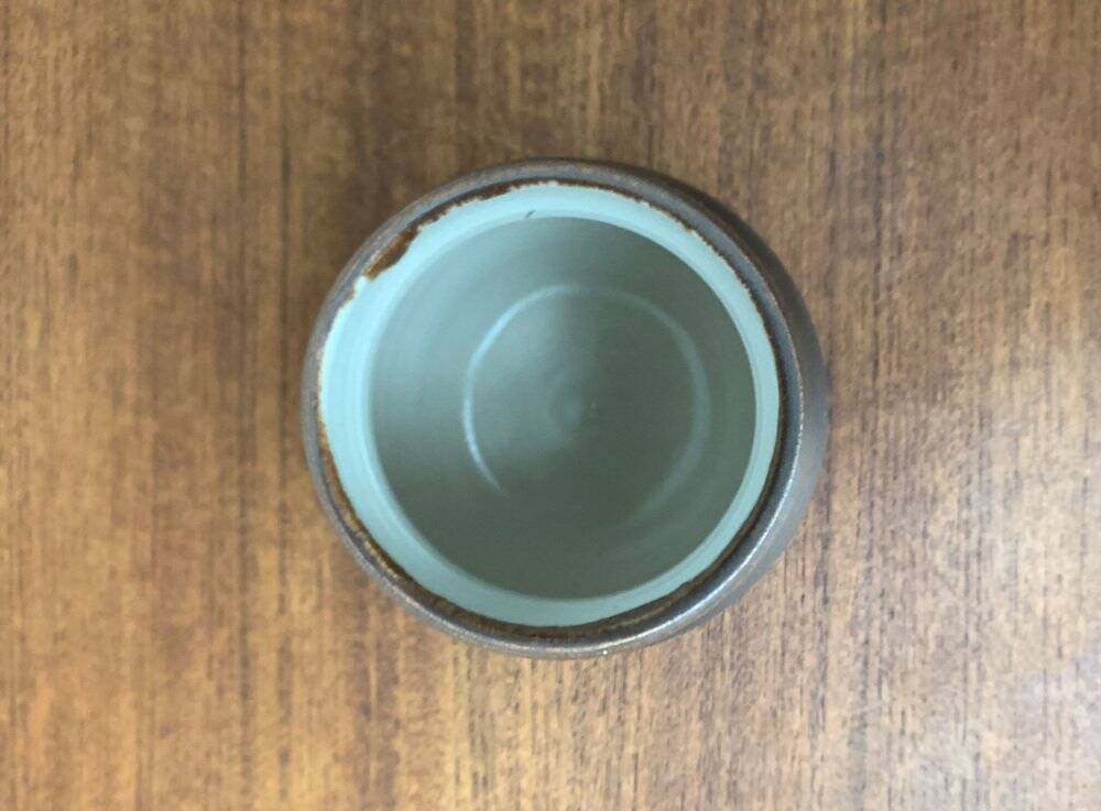 Mid-century ceramic vase signed H.W., 1960s