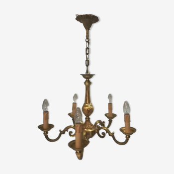 Bronze chandelier Lumalux Paris