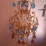 Vintage crystal chandelier