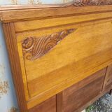 1930s headboard in solid oak