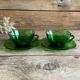 6 tasses  VERECO vertes