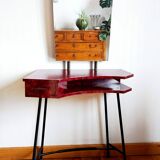 1950s marble-effect formica hairdresser's table