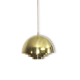 Modern 70s brass hanging light lampe suspendue laiton made by Vereinigte Werkstätten Collection München, Germany