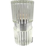 Glass table lamp, Fidenza Vetraria Italy 1970s