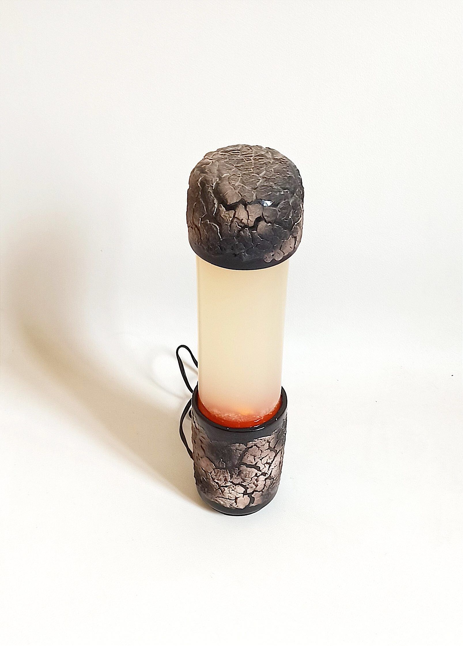 Ceramic lamp Fat Lava Luc Vallauris 70s