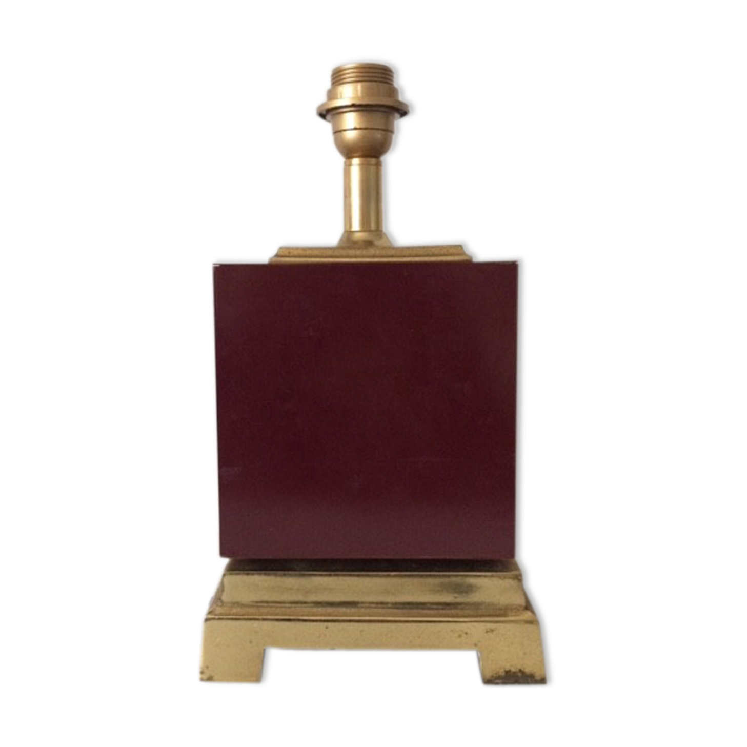Brass lamp and formica 1970