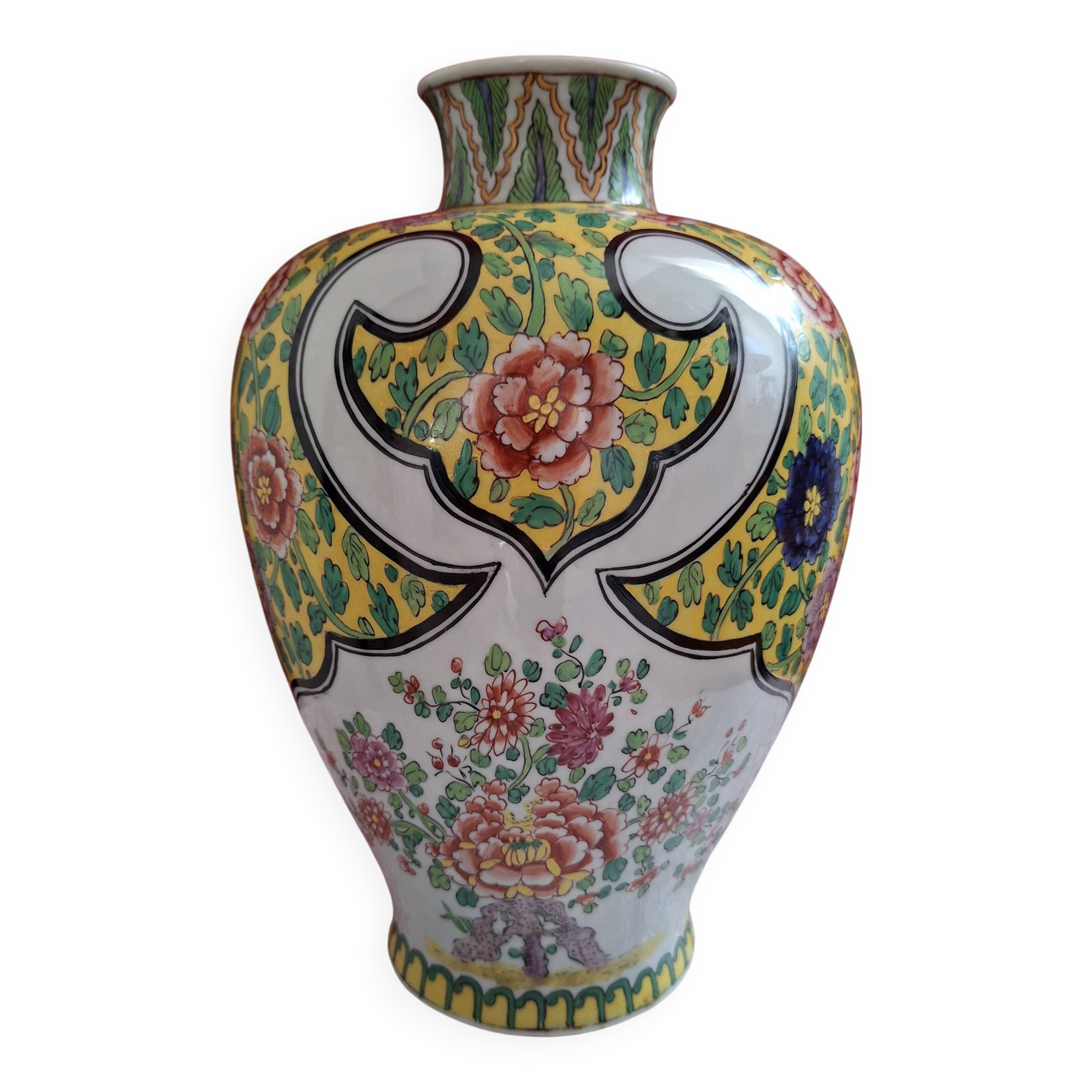 Art Deco ceramic vase stamped Sévre