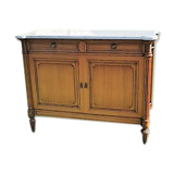 Wooden marble tray dresser