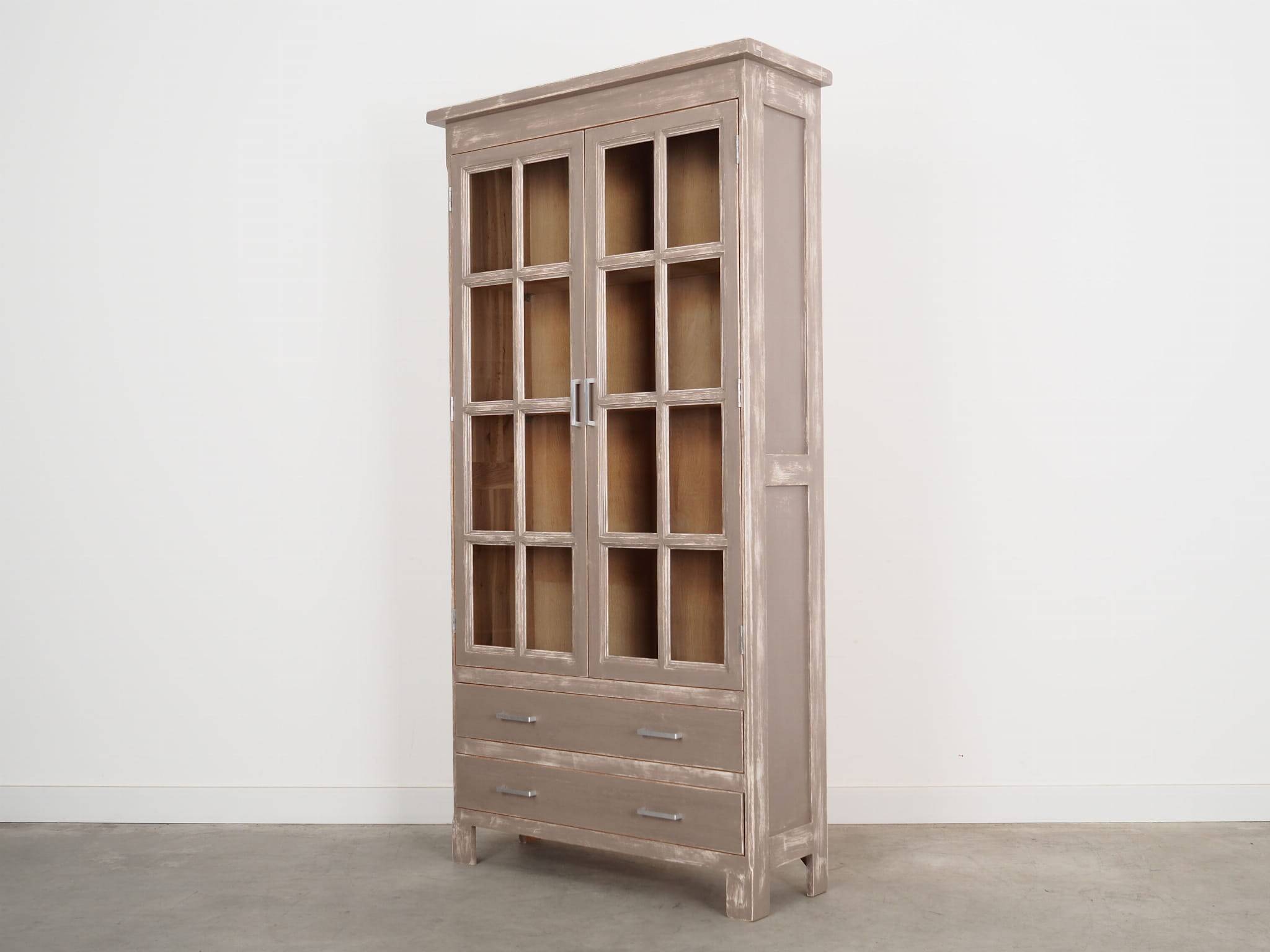 Oak showcase, Danish design, 1980s, production: Denmark