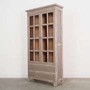 Vitrine en chêne, design danois, années 1980, production : Danemark